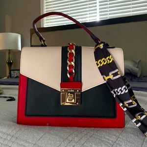 New Aldo HandBag for Sale / Medium Sized / Bold Red and Black